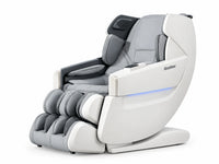 4D Full Body Massage Chair Zero Gravity Shiatsu Recliner,Sl Track Massage Chair with Heating,Leg Auto Extension,Bluetooth,Ai Voice and APP Controller,White