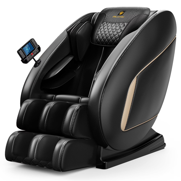 Full-Body Massage Chair – Zero Gravity, Heat & Bluetooth, Black