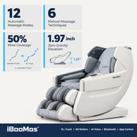 4D Full Body Massage Chair Zero Gravity Shiatsu Recliner,Sl Track Massage Chair with Heating,Leg Auto Extension,Bluetooth,Ai Voice and APP Controller,White — Results & Stats